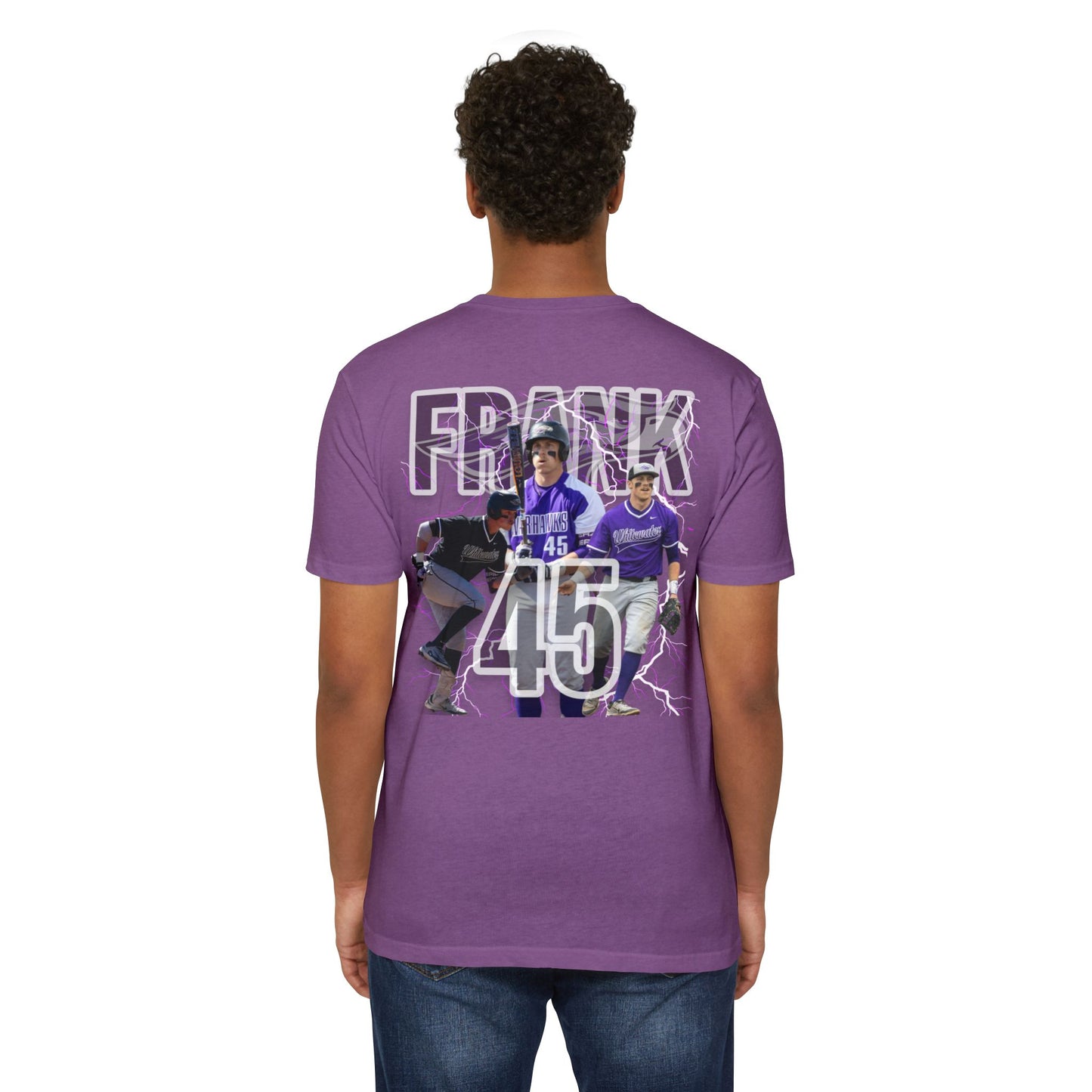 #45 Frank TShirt - Grand Slam Baseball T-Shirt for Fans - Personalized with 'Frank 45'