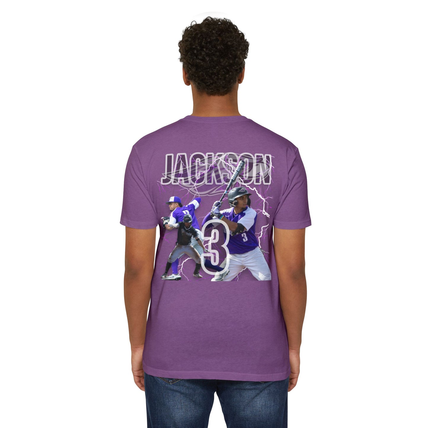 #3 JACKSON TShirt - Unisex CVC Jersey T-shirt