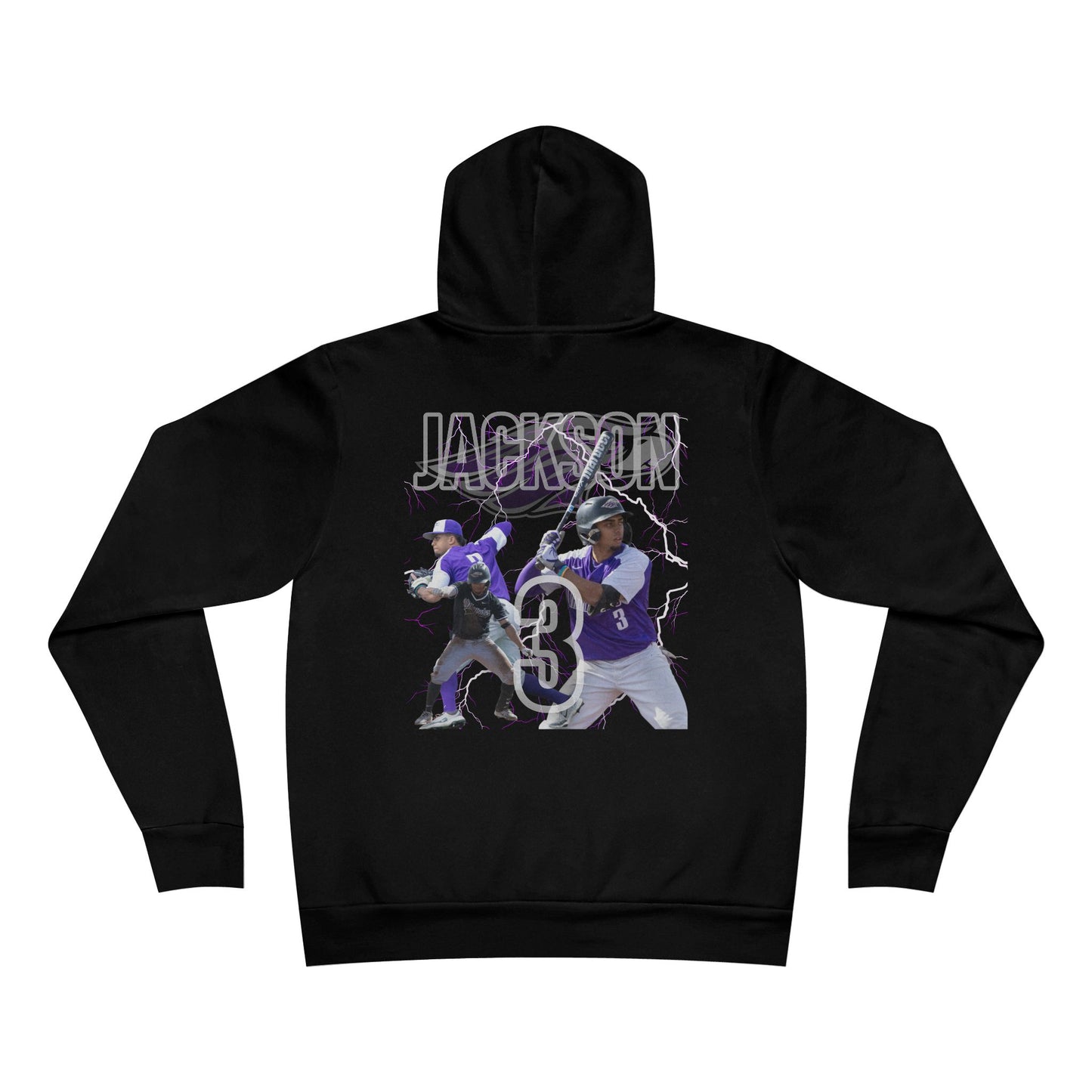 #3 JACKSON - Baseball Grand Slam Hoodie for Sports Fans