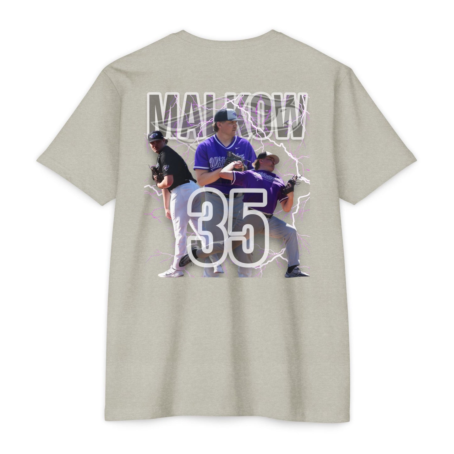 #35 MALKOW TShirt - Grand Slam Baseball T-Shirt for Sports Fans