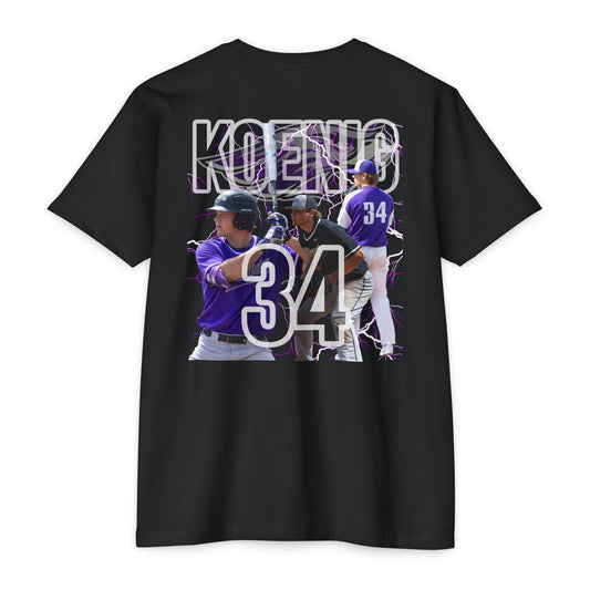 #34 KOENIG TShirt - Unisex Grand Slam Baseball T-Shirt with Koenig 34 Design