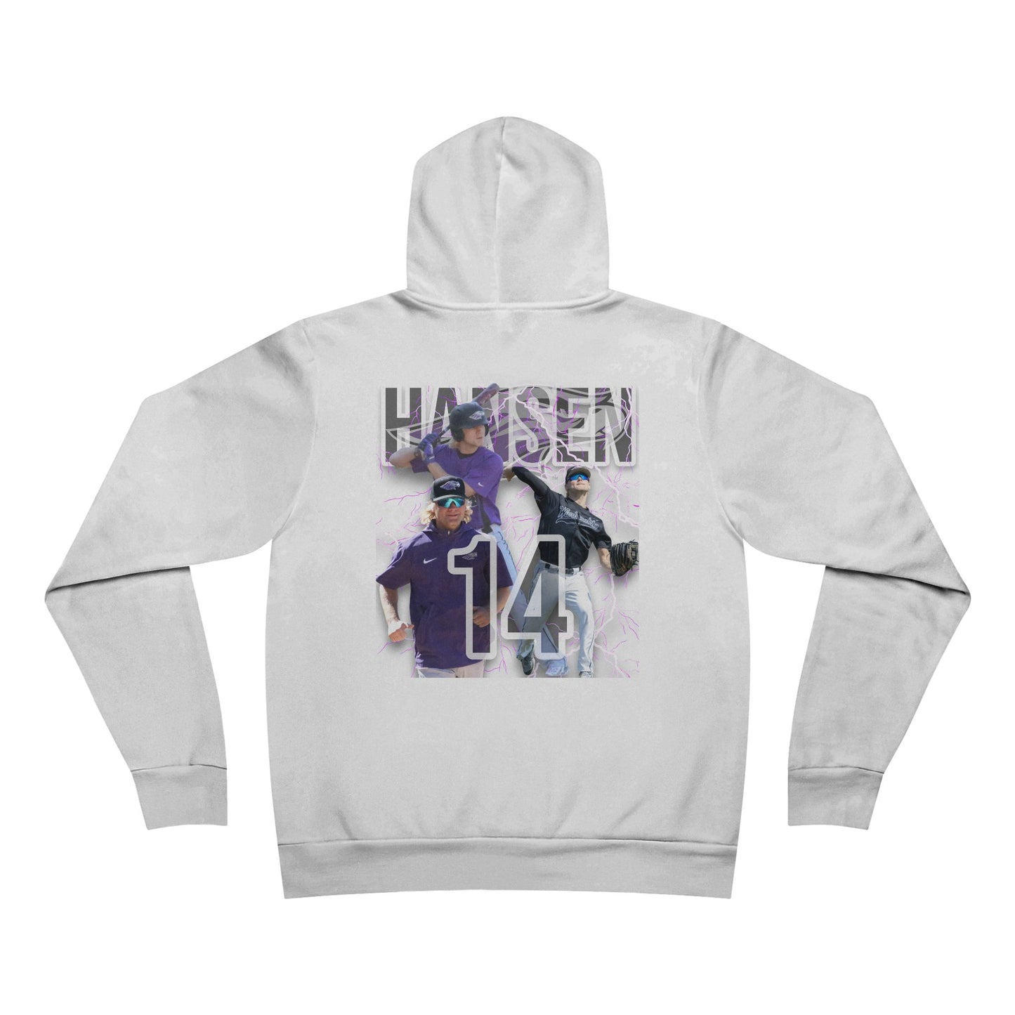 #14 W. HANSEN - Unisex Sponge Fleece Pullover Hoodie