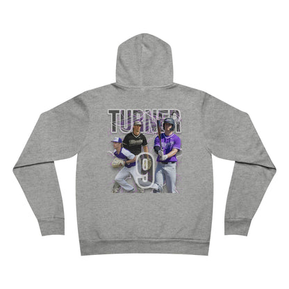 #9 TURNER - Grand Slam Baseball Hoodie for Fans - Unisex Sponge Fleece Pullover
