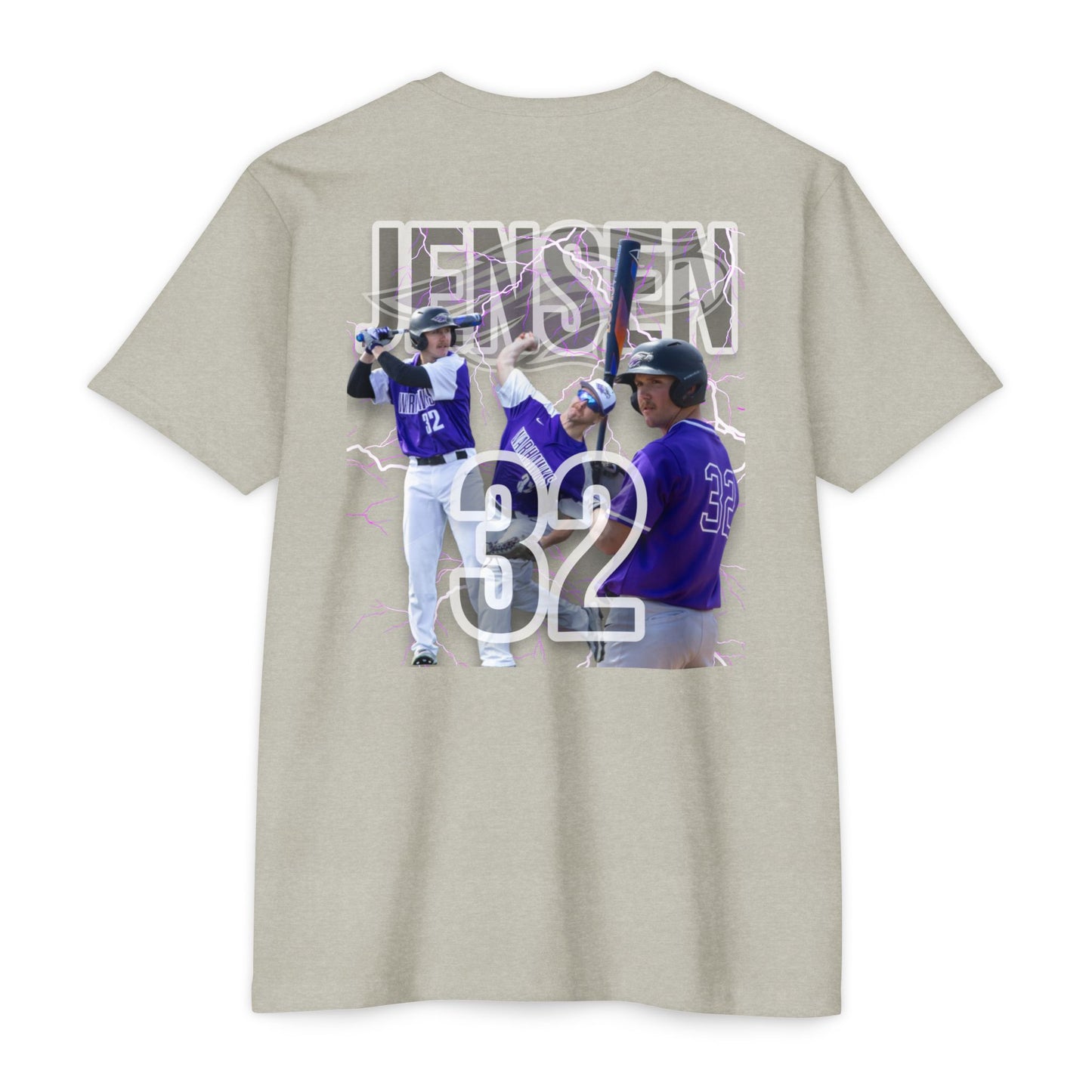 #32 JENSEN TShirt - Unisex Grand Slam Baseball T-Shirt - Perfect for Sports Fans!