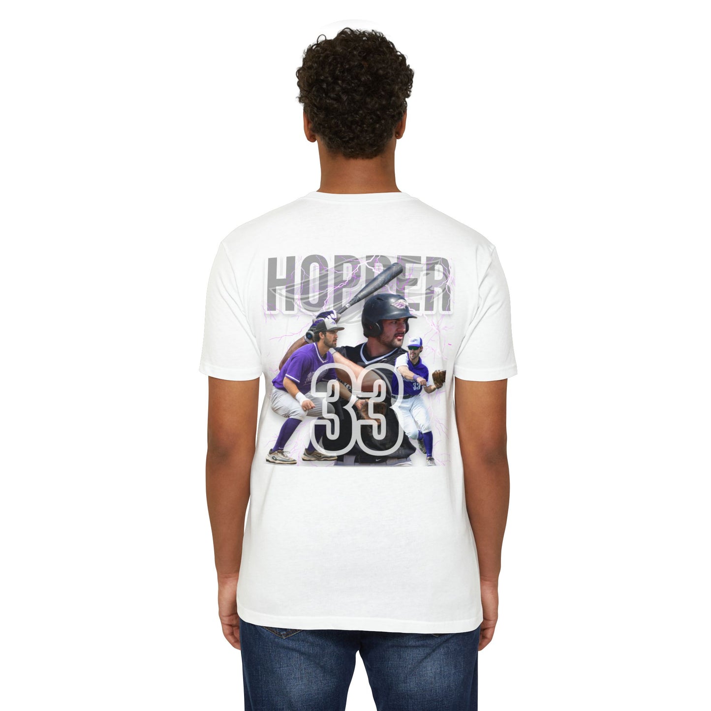 #33 Hopper TShirt - Grand Slam Baseball Unisex CVC Jersey T-Shirt – Perfect for Sports Fans & Players