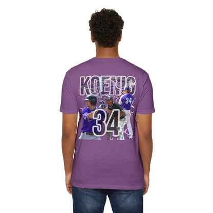 #34 KOENIG TShirt - Unisex Grand Slam Baseball T-Shirt with Koenig 34 Design