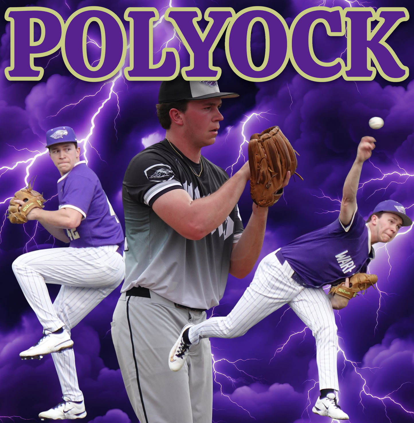 42 - Sam Polyock DIII College Baseball Player
