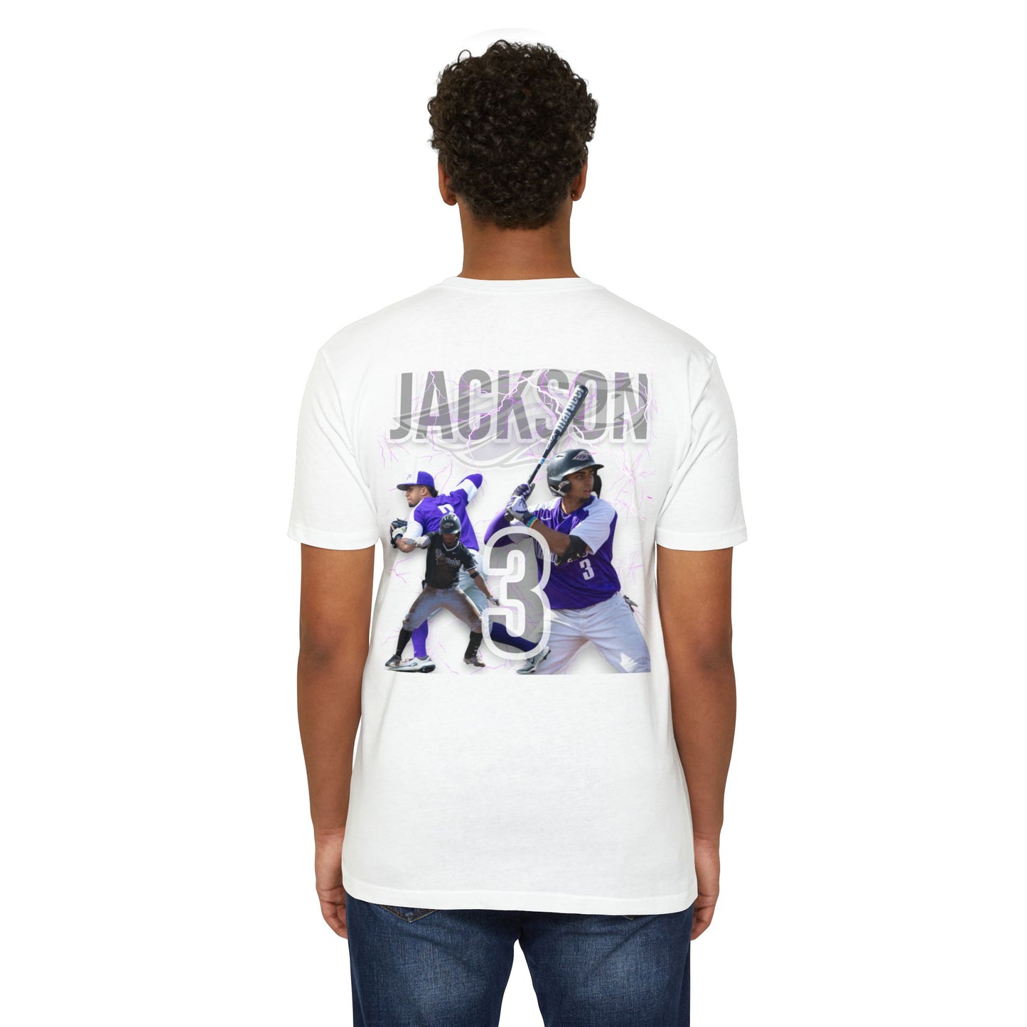 #3 JACKSON TShirt - Unisex CVC Jersey T-shirt