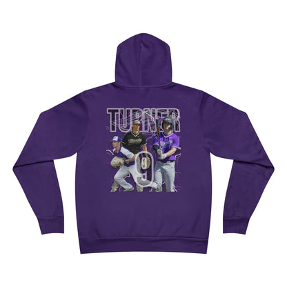 #9 TURNER - Grand Slam Baseball Hoodie for Fans - Unisex Sponge Fleece Pullover