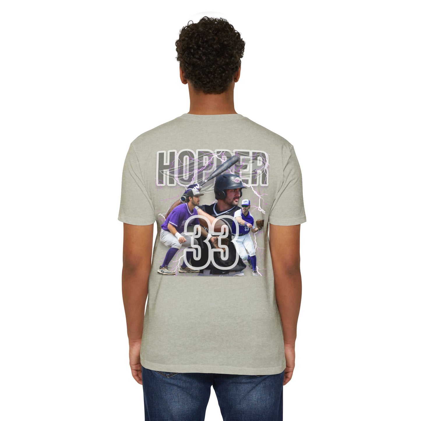 #33 Hopper TShirt - Grand Slam Baseball Unisex CVC Jersey T-Shirt – Perfect for Sports Fans & Players