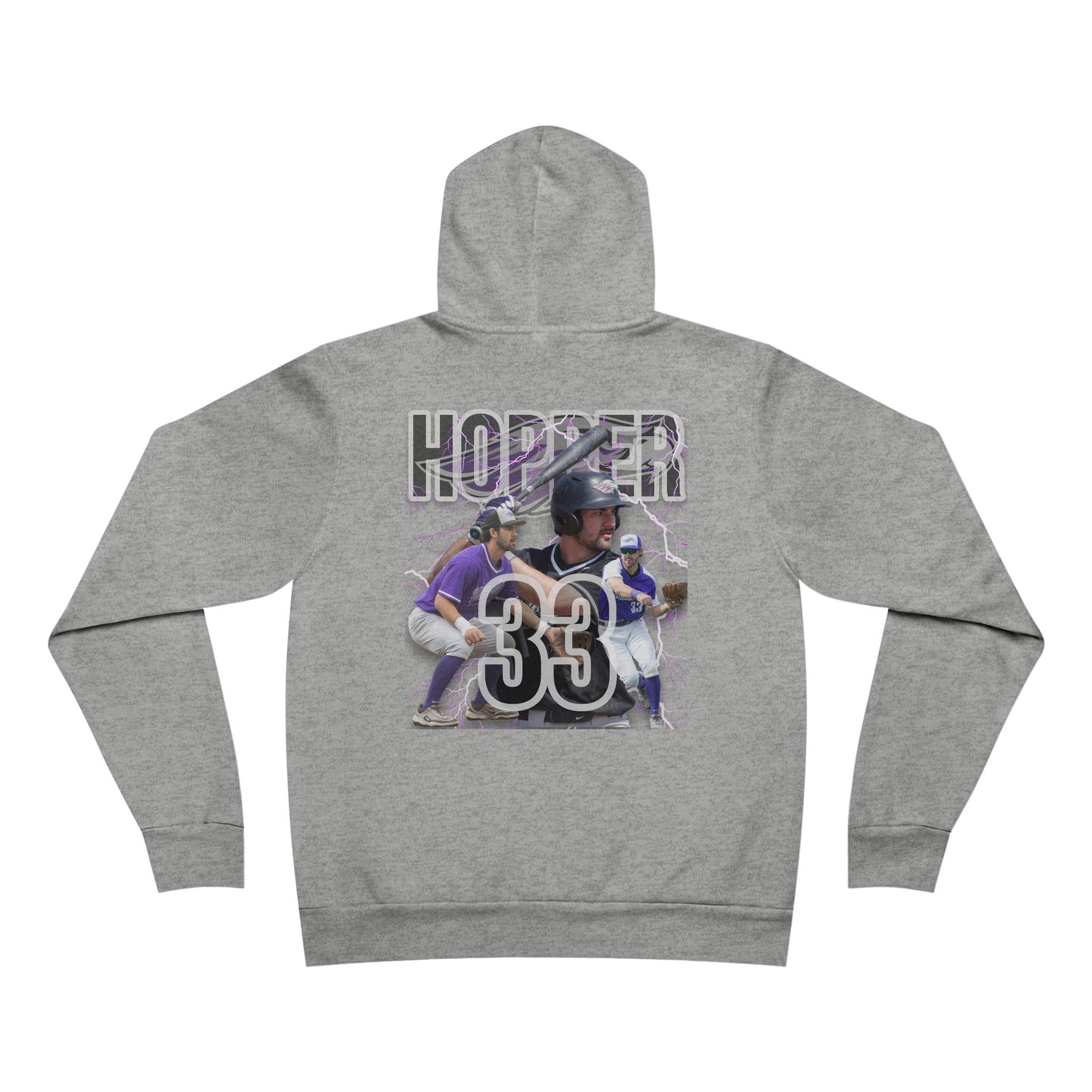 #33 HOPPER - Unisex Sponge Fleece Pullover Hoodie