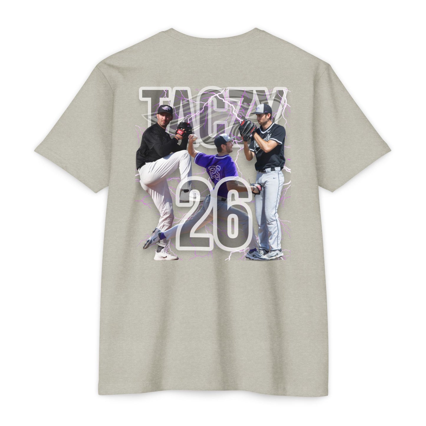#26 TACZY TShirt - Grand Slam Baseball T-Shirt for Fans - Unisex CVC Jersey