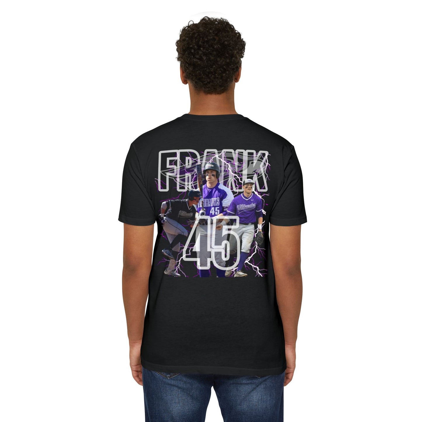 #45 Frank TShirt - Grand Slam Baseball T-Shirt for Fans - Personalized with 'Frank 45'