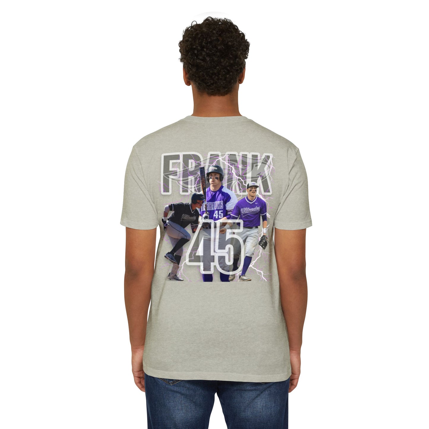 #45 Frank TShirt - Grand Slam Baseball T-Shirt for Fans - Personalized with 'Frank 45'