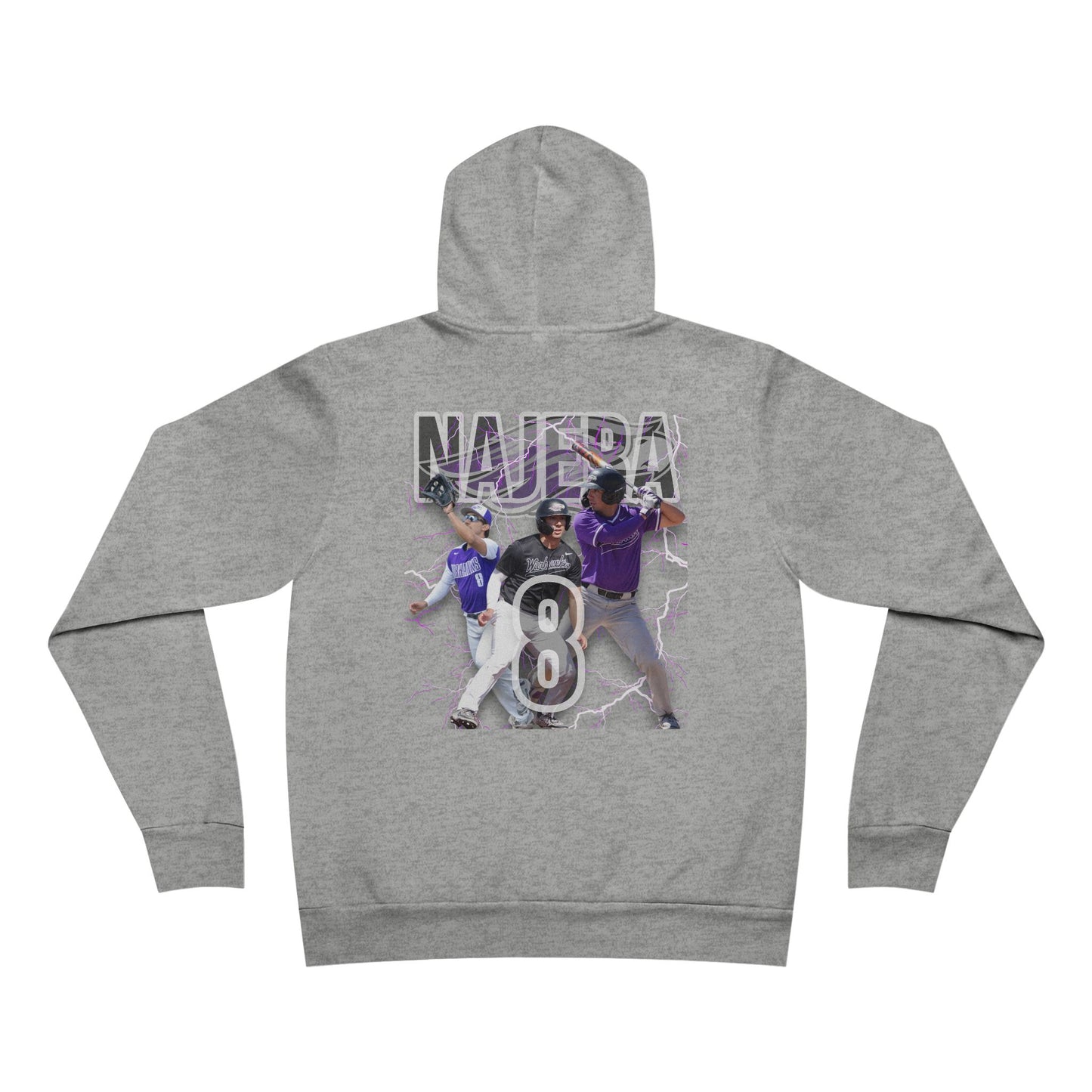 #8 NAJERA - Unisex Sponge Fleece Pullover Hoodie