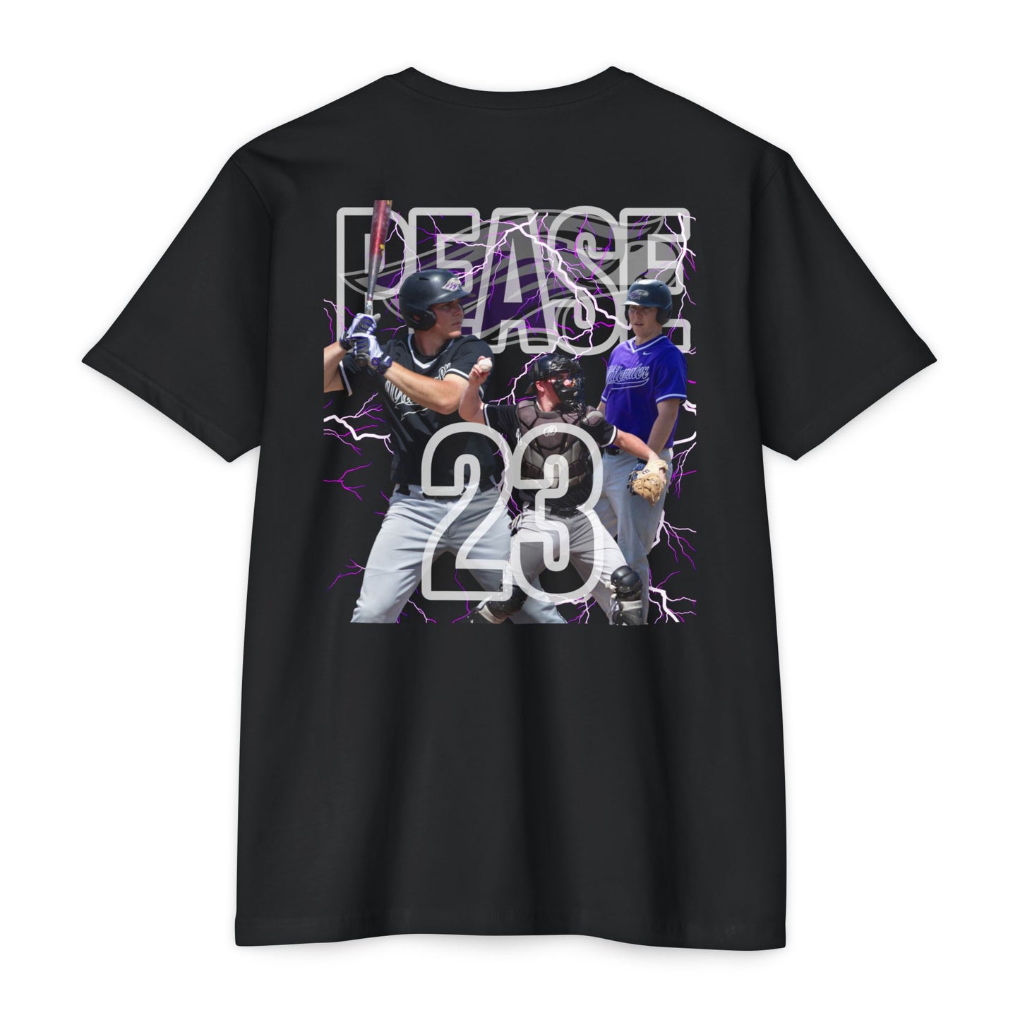 #23 PEASE TShirt - Grand Slam Baseball T-Shirt for Players - Unisex CVC Jersey Tee