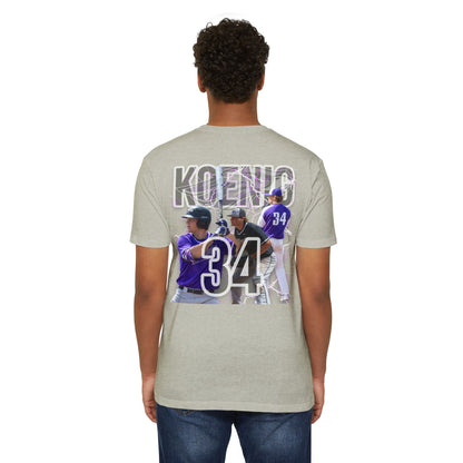 #34 KOENIG TShirt - Unisex Grand Slam Baseball T-Shirt with Koenig 34 Design