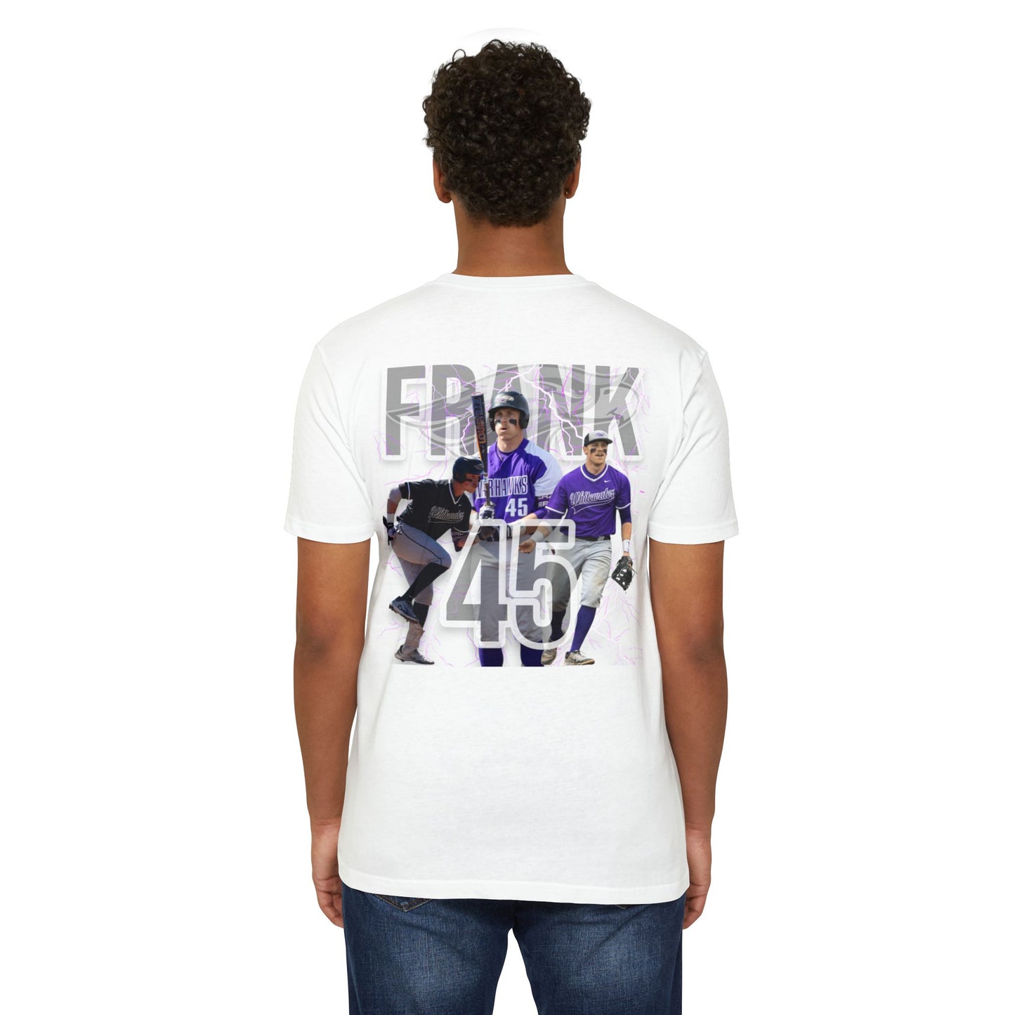 #45 Frank TShirt - Grand Slam Baseball T-Shirt for Fans - Personalized with 'Frank 45'