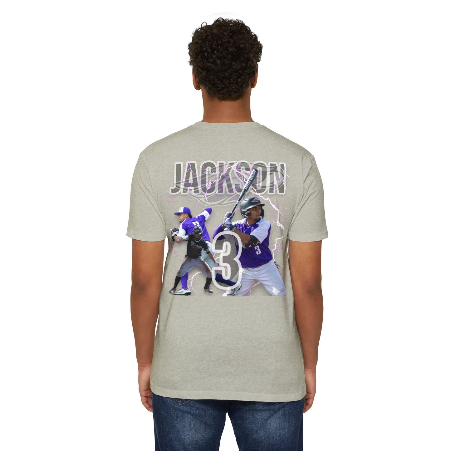 #3 JACKSON TShirt - Unisex CVC Jersey T-shirt