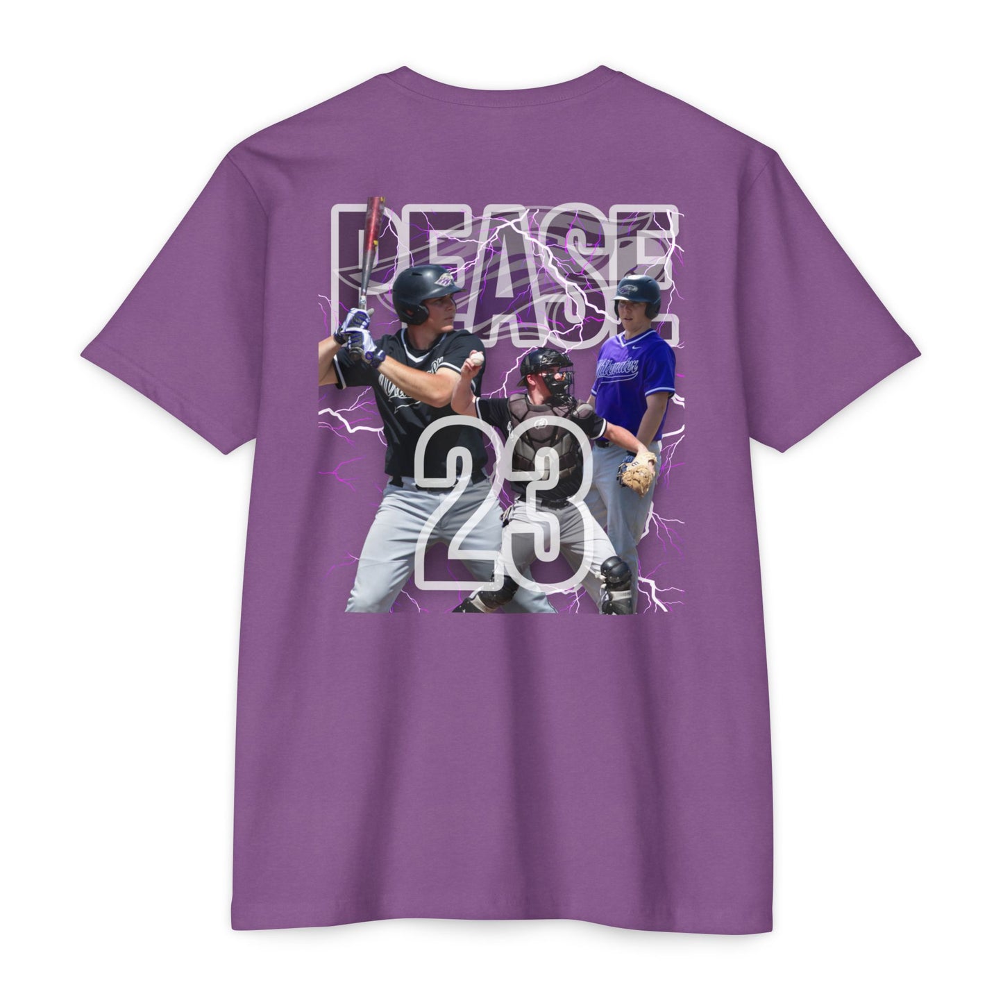 #23 PEASE TShirt - Grand Slam Baseball T-Shirt for Players - Unisex CVC Jersey Tee