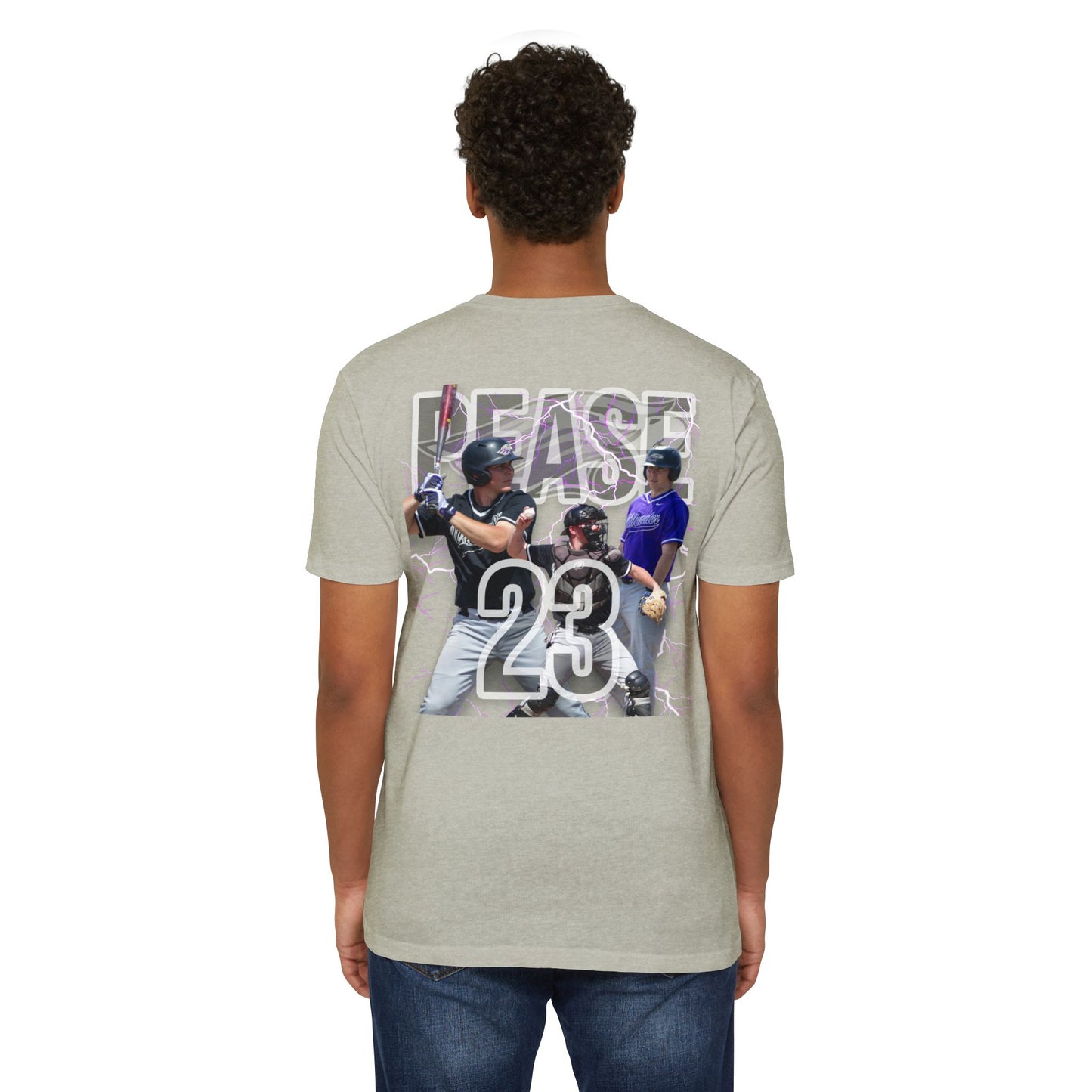 #23 PEASE TShirt - Grand Slam Baseball T-Shirt for Players - Unisex CVC Jersey Tee
