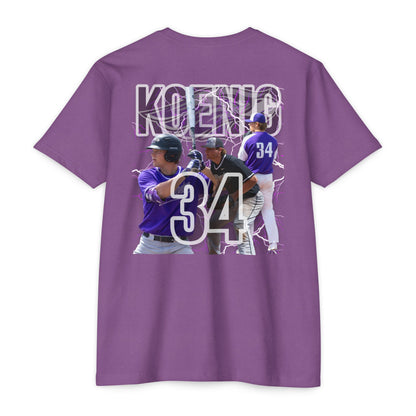 #34 KOENIG TShirt - Unisex Grand Slam Baseball T-Shirt with Koenig 34 Design