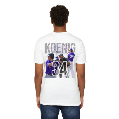 #34 KOENIG TShirt - Unisex Grand Slam Baseball T-Shirt with Koenig 34 Design